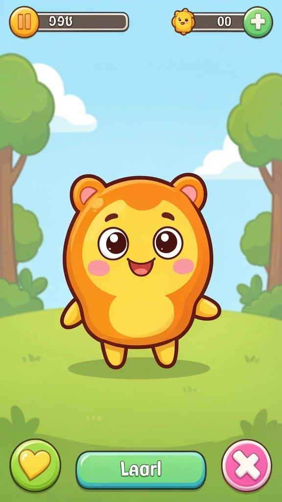 Tampilan awal game yang memukau dan intuitif.