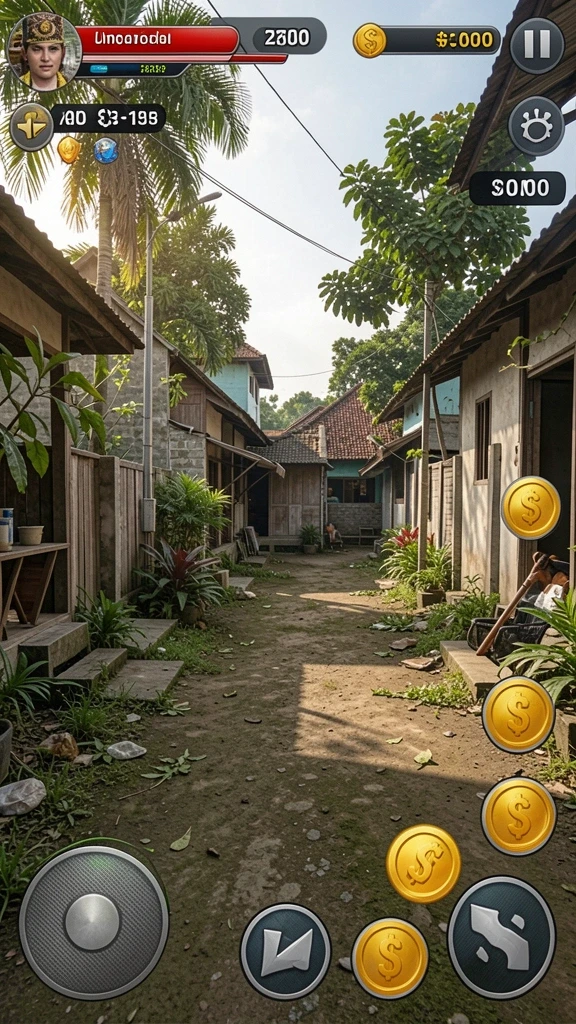 Level menantang yang membuat adrenalin meningkat.