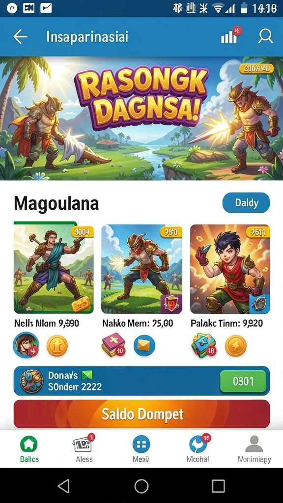 Grafis yang memukau dengan efek visual yang menarik.