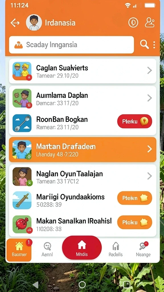 Screenshot menampilkan tampilan awal permainan FOKUS777.