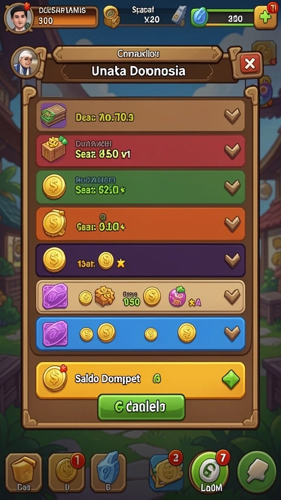 Tampilan gameplay menunjukkan aksi seru di setiap level.