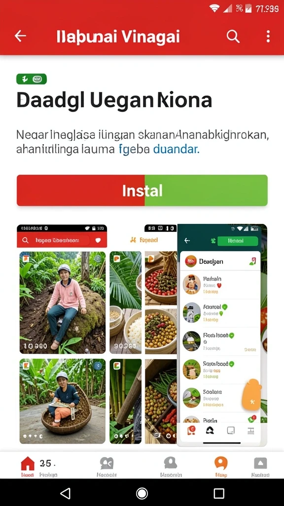Screenshot ini menunjukkan karakter utama dalam aksi.