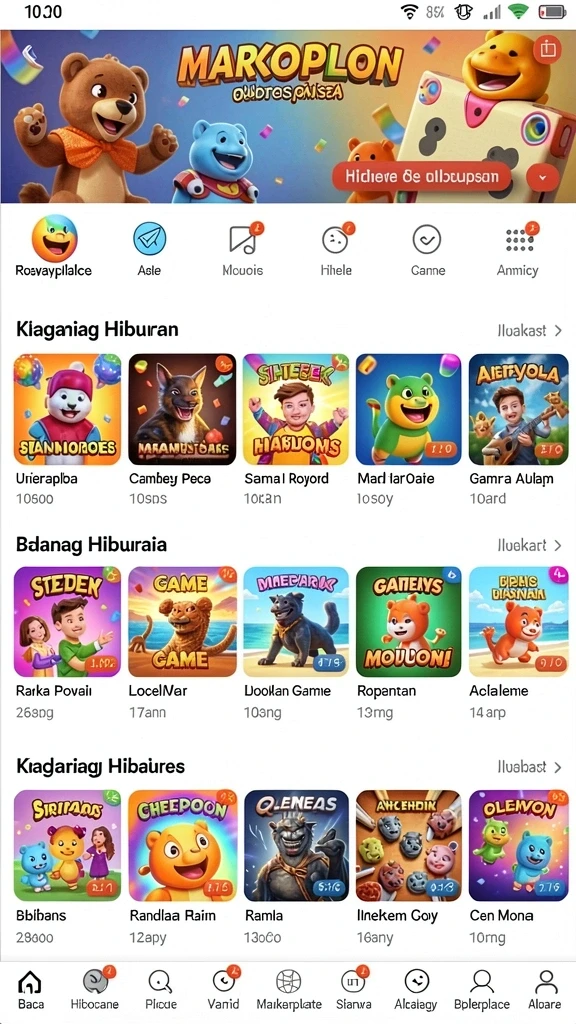 Mode multiplayer untuk bermain bersama teman.