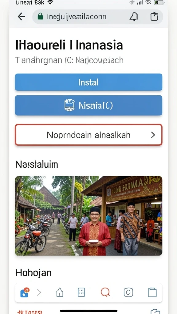 Screenshot yang menunjukkan variasi permainan yang tersedia.
