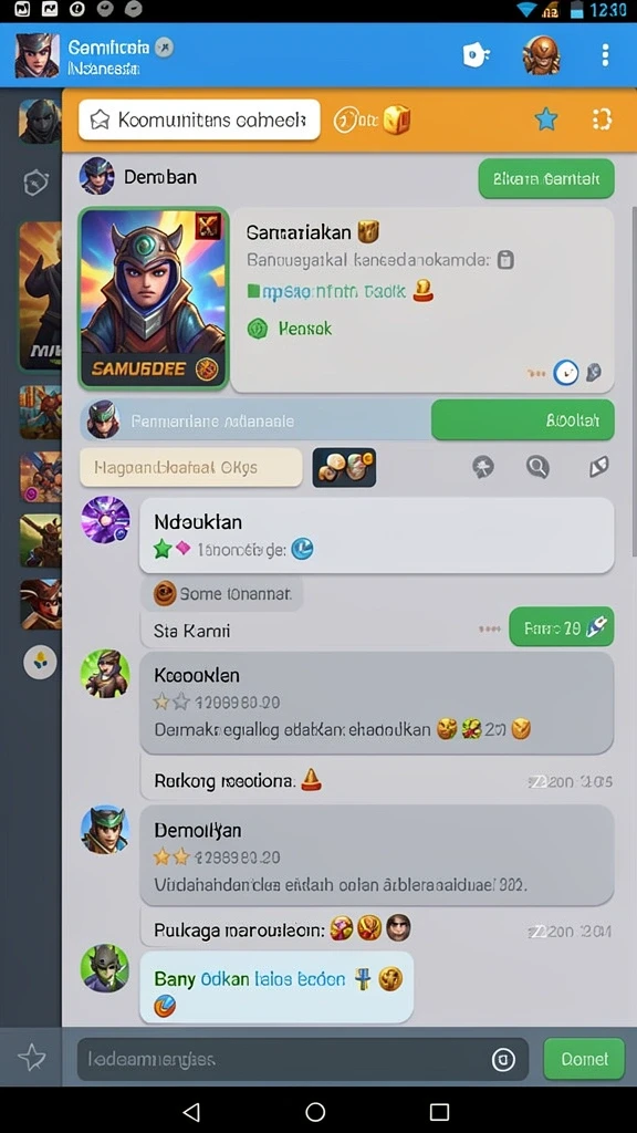 Tampilan antarmuka yang menarik dan intuitif.