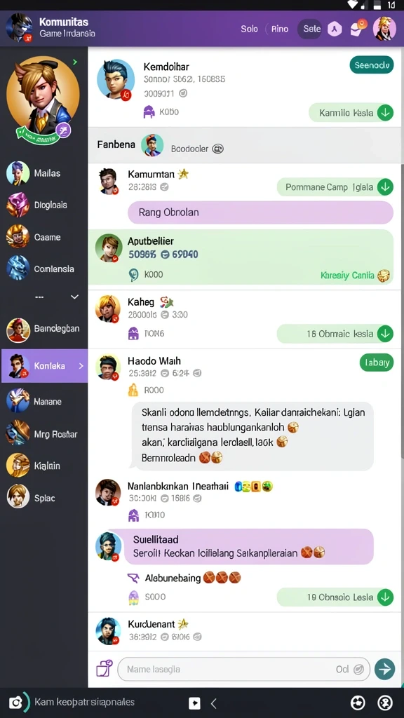 Berbagai pilihan permainan menarik untuk setiap pemain.