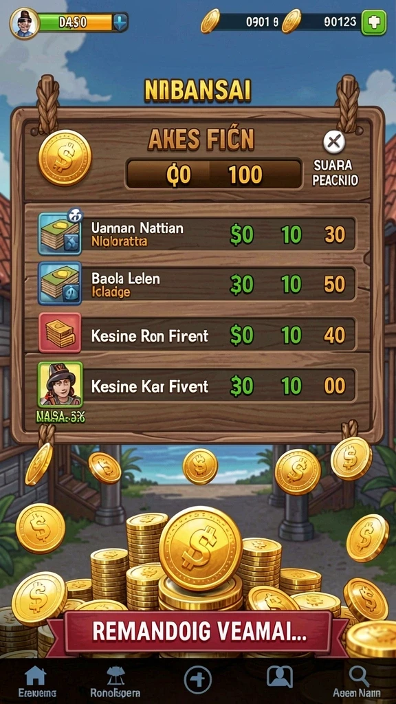 Tampilan awal menu NEKO4D yang menarik.