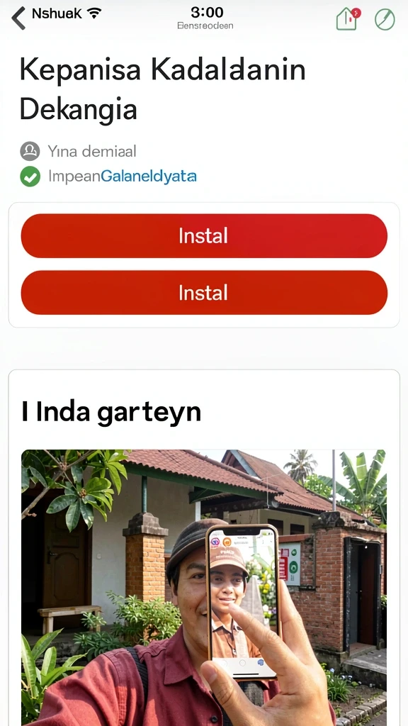 Tampilan antarmuka yang ramah pengguna.