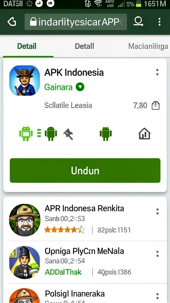 Tangkapan layar menampilkan grafis 4D yang spektakuler.