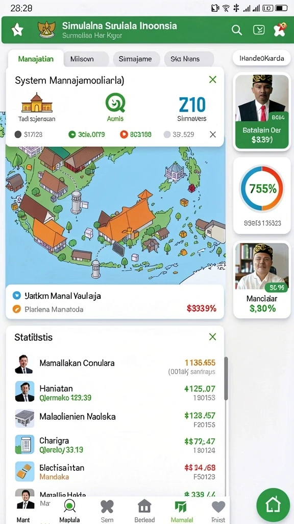 Tampilan antarmuka yang ramah pengguna.