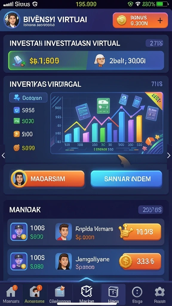 Koleksi karakter unik dengan kemampuan berbeda.