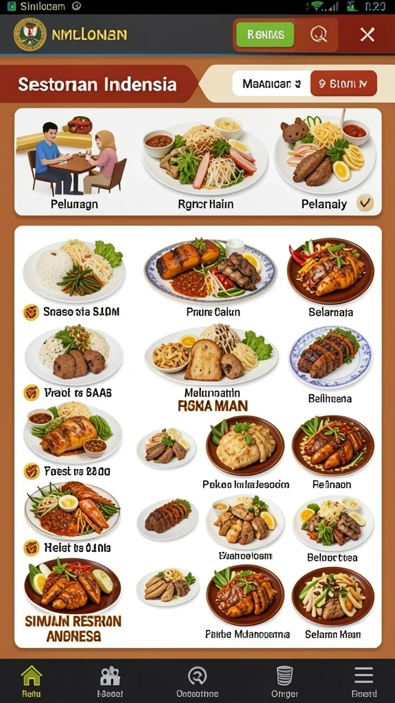 Tampilan antarmuka SINAR123 yang menarik dan mudah digunakan.