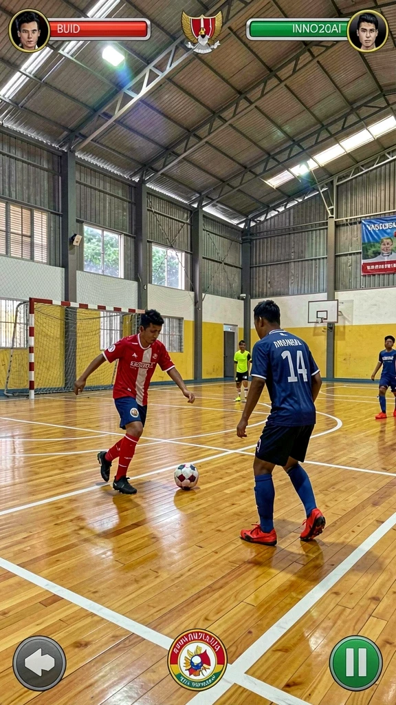 Tampilan awal permainan yang menarik perhatian.