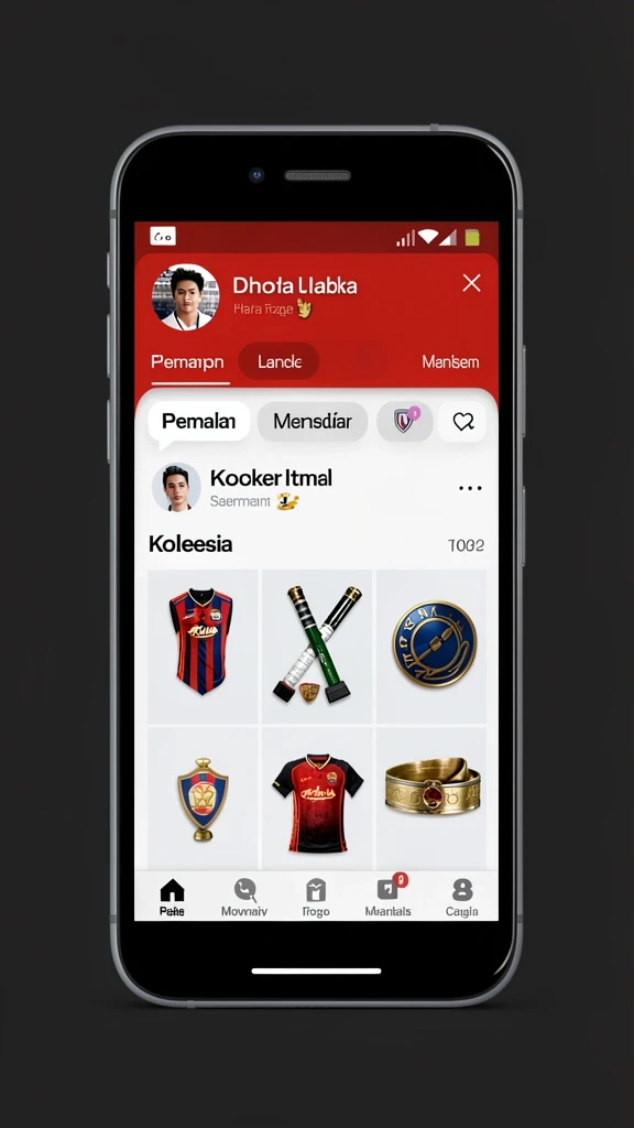 Tampilan awal yang menarik dan fitur navigasi yang mudah.