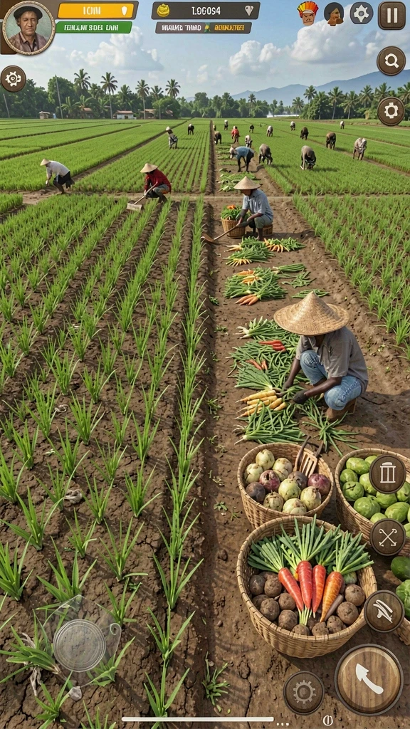 Visual karakter yang detail dan menawan.