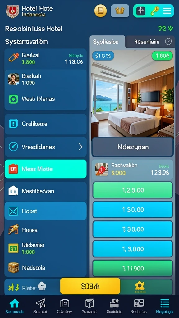 Antarmuka pengguna yang intuitif dan menarik.