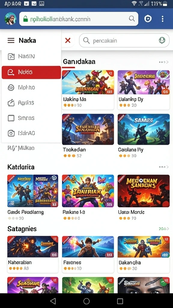 Tangkapan layar saat mode multiplayer berlangsung.